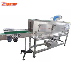 Hoge Kwaliteit Automatische PVC Label Film Mouw Fles Cap Krimpende Machine Met Stoom Oven