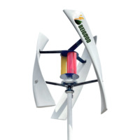 Générateur éolien vertical 500w à 5kW Turbine éolienne verticale pour usage domestique 12-220v