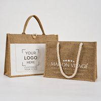 Sac fourre-tout en lin, tissu naturel, réutilisable, avec logo personnalisé, pour femmes, shopping, plage, voyage, boutique, emballage cadeau