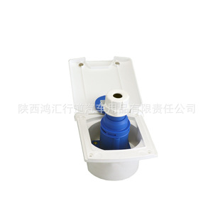 Prise de courant externe RV 3 broches 16A, boîtier étanche pour remorque, véhicule, interface d'alimentation CA embarquée - Product Image 3