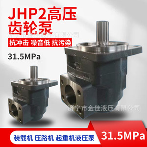 Jinjia Hydraulics JHPv2 Gear Pump Single Stage Side Standing Cast Iron Hydraulic Oil Pump Booster Pump - Product Image 5
