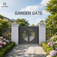 Portail de jardin en aluminium en promotion, design moderne et minimaliste, portail coulissant de sécurité de 1,2 m, thermolaqué, antirouille, résistant aux UV