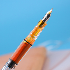 MAJOHN S8 pronto per la spedizione novità resina plastica penna <span class=keywords><strong>stilografica</strong></span> trasparente e inchiostro <span class=keywords><strong>a</strong></span> colori studenti che scrivono penne pratiche made in China - Product Image 3