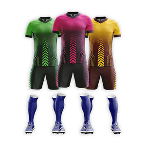 Ensemble de football personnalisé avec logo en sublimation intégrale, unisexe, hommes, femmes, club, <span class=keywords><strong>maillot</strong></span> d'entraînement professionnel pour match - Product Image 2