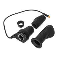 Poignée d'accélérateur à demi-tour 12V-72V en plastique durable, étanche, avec prise M8 3 broches WP pour vélo électrique et scooter