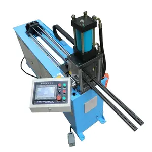 Automatic hydraulic punching machine for steel pipe hole punching