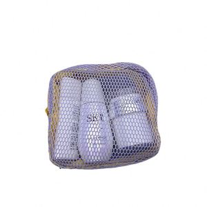 Sac en nylon à fermeture éclair en maille style Dopamine, sac de rangement cosmétique, porte-monnaie portable, petit et tendance - Product Image 1