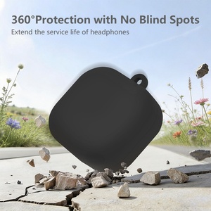 Nueva Funda Protectora de Silicona Suave Mate para Auriculares <span class=keywords><strong>Samsung</strong></span> Galaxy Buds4 Pro/Buds4, Antiarañazos, Antipolvo, con Gancho - Product Image 4