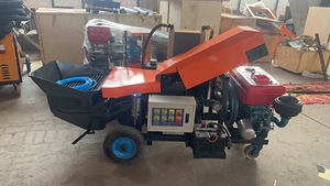 Pompe à béton diesel industrielle haute pression <span class=keywords><strong>avec</strong></span> <span class=keywords><strong>tuyau</strong></span> de refoulement pour bâtiments multi-étages - Product Image 2