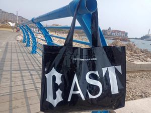 Sac à main en TPU imprimé sur toute la page avec logo personnalisé réutilisable 38*35*10cm Sac pour femmes - Product Image 3