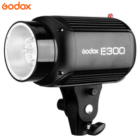 Kit d'éclairage de studio Godox E300 300W avec support et sac pour boîte à lumière, ensemble d'éclairage vidéo, flash de studio photo 110V/220V