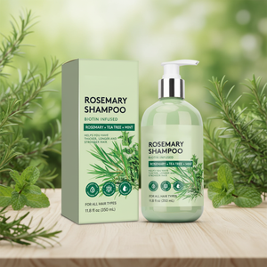 Champú en <span class=keywords><strong>Crema</strong></span> Orgánico para Engrosar el Cabello <span class=keywords><strong>con</strong></span> Romero y Aceite de Argán, Fórmula Nutritiva y Anticaspa para Hombres y Mujeres (2 en 1) - Product Image 1