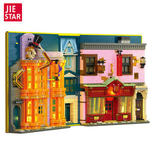 JIESTAR JJ9057 1940PCS Série de films Boutique de blagues <span class=keywords><strong>Weasley</strong></span> Modèle de blocs de construction technique Jouet éducatif Cadeau de fête - Product Image 1
