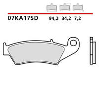 Pastillas delanteras para motocicleta Brembo estándar para Yamaha YZ 250 modelos 98-07