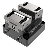 Nouveau modèle amélioré KSP2-75 Blocs de serrage pneumatiques de 75 mm, étau concentrique pour fixation de mâchoires de presse sur machine CNC