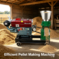 Machine à granulés d'aliments certifiée CE, petite, électrique, 200 kg/h, pour volailles, poulets, lapins, poissons, pour les exploitations agricoles