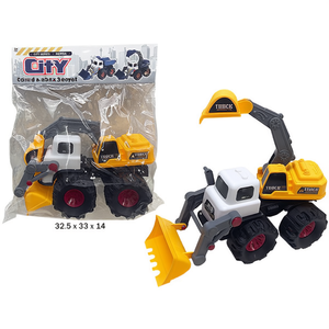 Camion escavatore per la costruzione del team di soccorso urbano 32,5x33x14 cm per set da gioco per bambini - Product Image 1