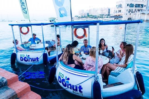 <span class=keywords><strong>Barco</strong></span> de <span class=keywords><strong>Fiesta</strong></span> Tipo Donut Redondo con Logotipo Personalizado en Color, <span class=keywords><strong>Barco</strong></span> de Barbacoa para Alquilar, Disfruta de Deliciosas Costillas BBQ, Bbqdonutboat - Product Image 2