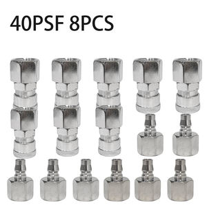 20/30/40PSF Carbon Steel Air <b>Connector</b> Pneumatic <b>Quick</b> Coupling Set - Product Image 4