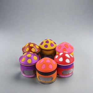 Conception créative, grand moulin à herbes en zinc à 4 parties, 80 mm, moulin à herbes portable en gros avec tiroir - Product Image 2