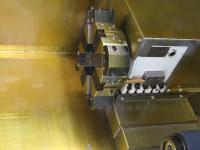 Tour CNC à banc incliné horizontal Stock TCK36A avec mandrin hydraulique simple GSK, contrepoinçon, haute vitesse, haute précision et tourelle à 8 positions