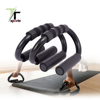 Barres de musculation en forme de S avec cadre en acier allié au carbone et poignées en mousse antidérapante pour l'entraînement de force de la poitrine à domicile