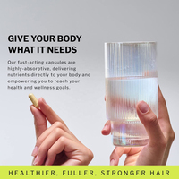 Vitamines contre la perte de cheveux et complexe bloquant la DHT, compléments alimentaires naturels pour la santé des cheveux, testés en laboratoire, 100% naturels