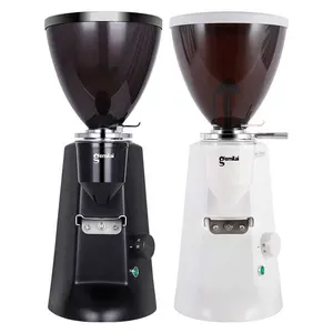 Dongyi mesin penggiling kopi elektrik, mesin penggiling biji Espresso profesional layar sentuh komersial