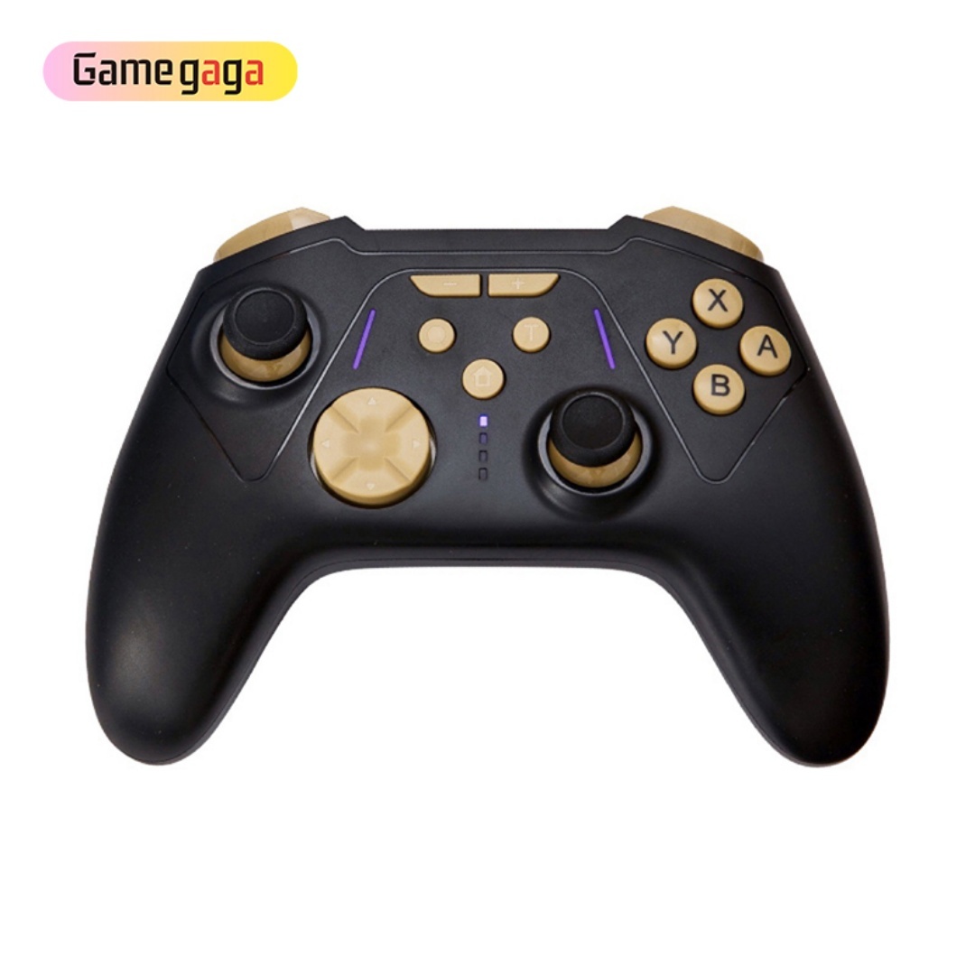 Gamegaga S201 Wireless BT Gamepad for PC/Android/iOS/Switch2 with Six Axis Motion Sensing 400mAh Battery 8M Range
