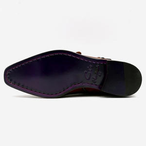 Goodyear Welt Cómodo Botines Zapatos Para Hombre Moda boote zapatos de hombre Chaussures-Homme Monk STRAP Botas formales para hombres - Product Image 5