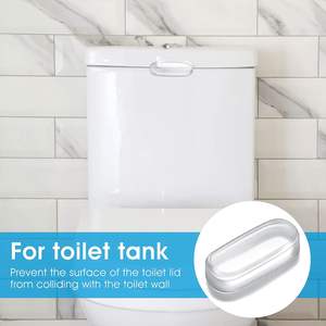 Coussin de siège de toilette en gel PU de haute qualité, économique et amélioré, avec pare-chocs pour s'asseoir, protection de l'anneau de siège de toilette - Product Image 6