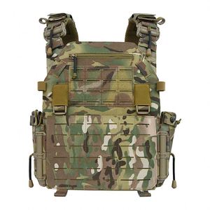 Gilet Tattico Traspirante in Nylon 1000D a Sgancio Rapido, Mimetico, Compatibile con <span class=keywords><strong>SAPI</strong></span> M o L e Piastra da 10*12 Pollici - Product Image 1