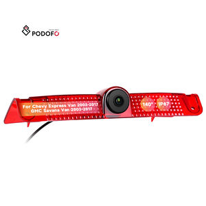 Podofo pour Chevy Express Van 2003-2017/GMC <span class=keywords><strong>Savana</strong></span> Van 2003-2017 étanche voiture vue arrière caméra de recul feu stop Vision nocturne - Product Image 1
