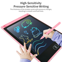 Tablet Tulis LCD 8,5 Inci untuk Anak-anak, Papan Gambar Digital, Latihan Menulis Kreatif, Mainan yang Dapat Digunakan Kembali