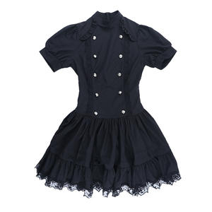 Lolita Style Street Wear Casual Dress Summer <strong>Clothings</strong> For Women Gothic Punk Versatile <strong>Rock</strong> Short Skirt - Product Image 4