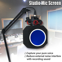 Filtre Acoustique Professionnel GAZ-600A pour Micro de Studio – Écran Anti-Vent de Bureau pour Enregistrement et Réduction du Bruit pour YouTube