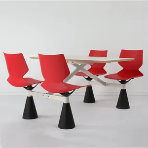 Restaurant Chair Elegant Rectangular Durable Fast Food Restaurant Table And Chair