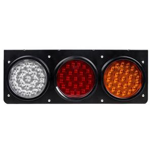 6 pouces <span class=keywords><strong>LED</strong></span> rond Stop tourner queue combinaison lumière 12V 24V 75LEDs rouge feu <span class=keywords><strong>arrière</strong></span> IP67 scellé œillet montage pour camion <span class=keywords><strong>remorque</strong></span> - Product Image 1