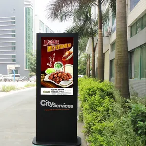 High Brightness SuperMarket Advertising Stadium Android Touch Screen waterproof indoor Outdoor Lcd Display Digital Signage