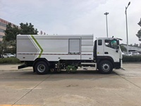 Prix d'usine FOTON 4x2 Camion balayeuse-aspireuse et de lavage de voirie combiné pour le nettoyage et l'assainissement