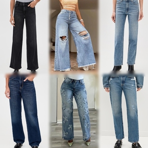 Nueva Venta Caliente <span class=keywords><strong>de</strong></span> Fábrica al por Mayor: Fardos <span class=keywords><strong>de</strong></span> Ropa <span class=keywords><strong>de</strong></span> Mujer, Jeans para Mujer, Entrega Aleatoria, Jeans <span class=keywords><strong>de</strong></span> Mujer Nuevos - Product Image 3