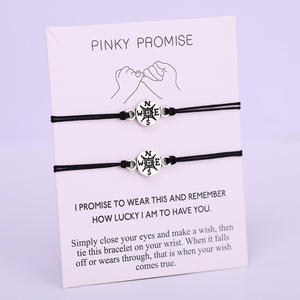 אמא בת סבתא נכדתו דודה אחיינית חברים משאלה חלום פינקי הבטחה נשבע מצפן קסם זוג צמיד - Product Image 4