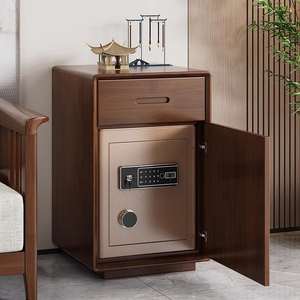 Modern <strong>Mini</strong> Smart Digital Bedside Nightstand Safe Assembled <strong>Drawer</strong> for Hotel Office Guest New Apartment Living Room Use - Product Image 1