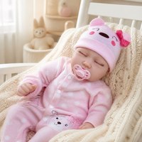 22 Zoll Lebensechte Reborn-Babypuppe aus Weichem Vinyl Realistische Neugeborenen-Puppe Spielzeug für Kinder Geschenk Großhandel Individuell Anpassbar