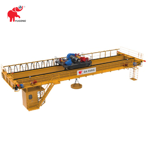 Китайский поставщик, 5-тонный 15-тонный 25-тонный 30-тонный двухбалочный электромагнитный мостовой кран для мастерского склада - Product Image 6