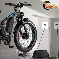 Vélo électrique en alliage d'aluminium à double moteur 52v 6000w, batterie au lithium sans balais 23ah, étanche, léger, 7 vitesses, freins à disque hydrauliques