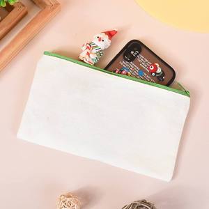 Custom Logo Canvas Storage <b>Bag</b> Pen Case Simple Style Primary Secondary Students Factory Wholesale for Training Promotion Pencil - Product Image 2