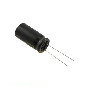 Distribuidor Autorizado UKW0J682MHD1TO Condensador de Aluminio de Orificio Pasante 6800uF 20% 6.3V RADIAL 6800 uF - Product Image 1