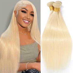 Letsfly 613 Blonde <b>Body</b> <b>Wave</b> Human Hair Bundles 10-30 Inch Remy Brazilian Hair Weave Bundles Extensions - Product Image 5