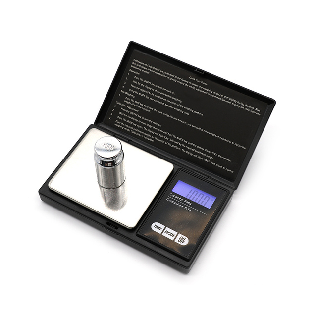 High Precision Digital Kitchen Scale Jewelry Gold Balance Weight Gram Lcd Pocket Weighing Electronic Scales